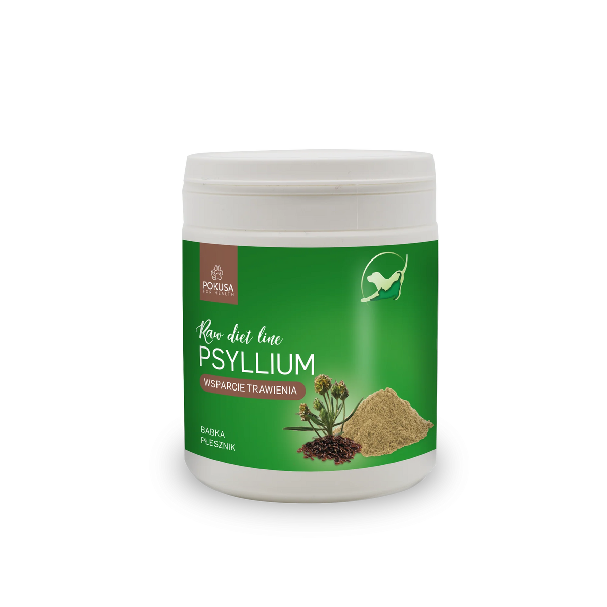 Psyllium pre psov a mačky (podpora trávenia)