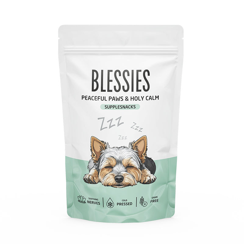 Upokojujúce maškrty pre psov (Blessies Peaceful Paws & Holy Calm)