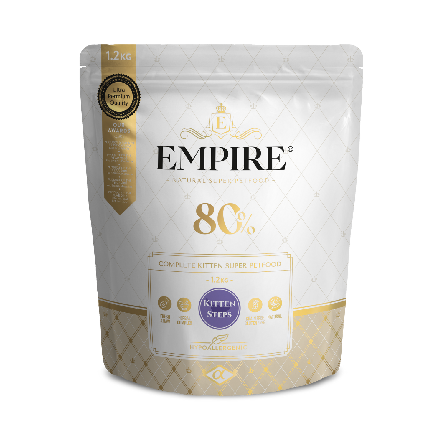 EMPIRE KITTEN GROWTH – Mačiatko | Granule pre mačky bez obilia | Gravidné a dojčiace mačky