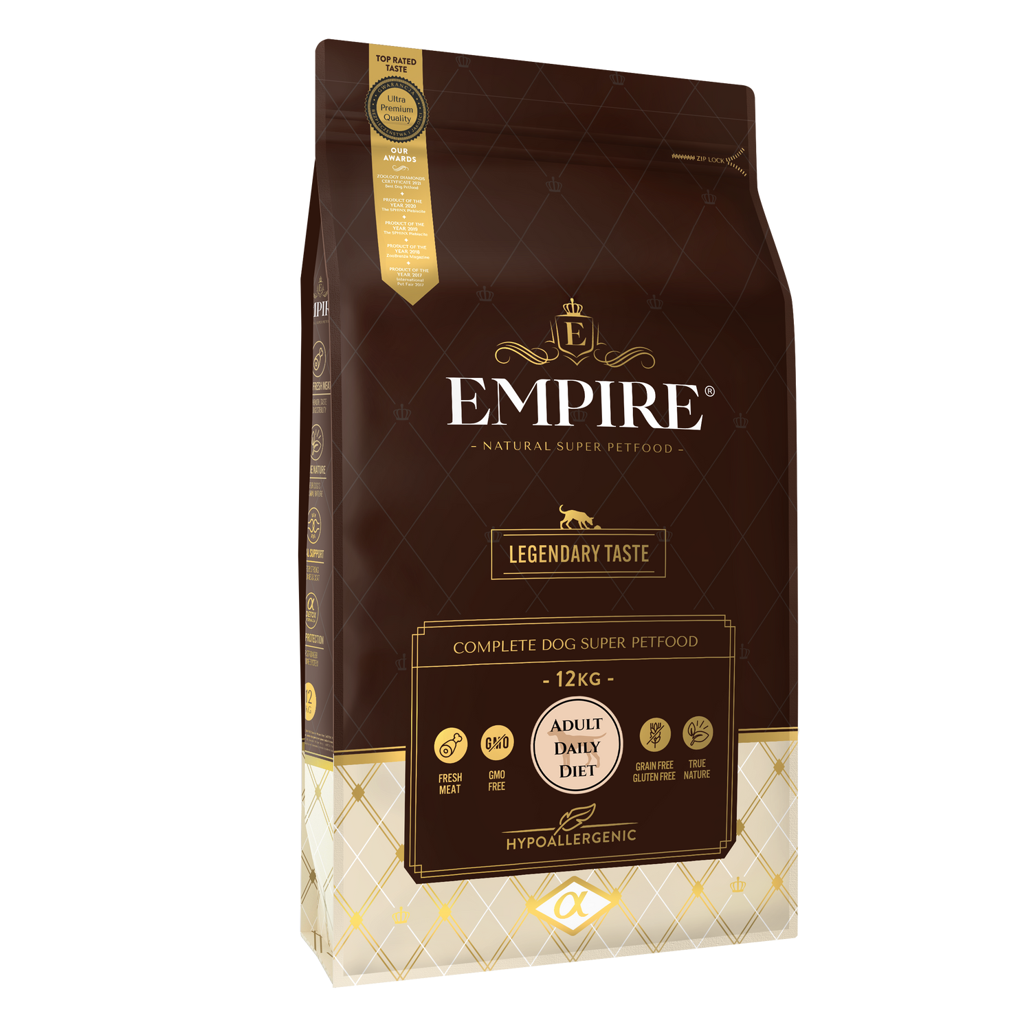 EMPIRE NATURAL – Dospelý – Veľké plemená | Granule pre psov bez obilia