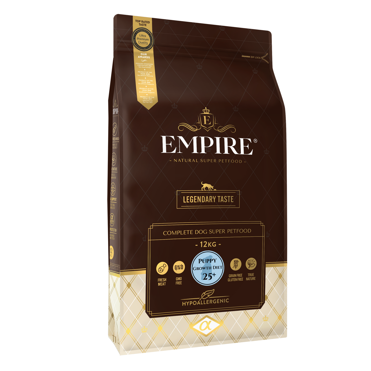 EMPIRE NATURAL – Šteňa – Veľké plemená | Granule pre psov bez obilia