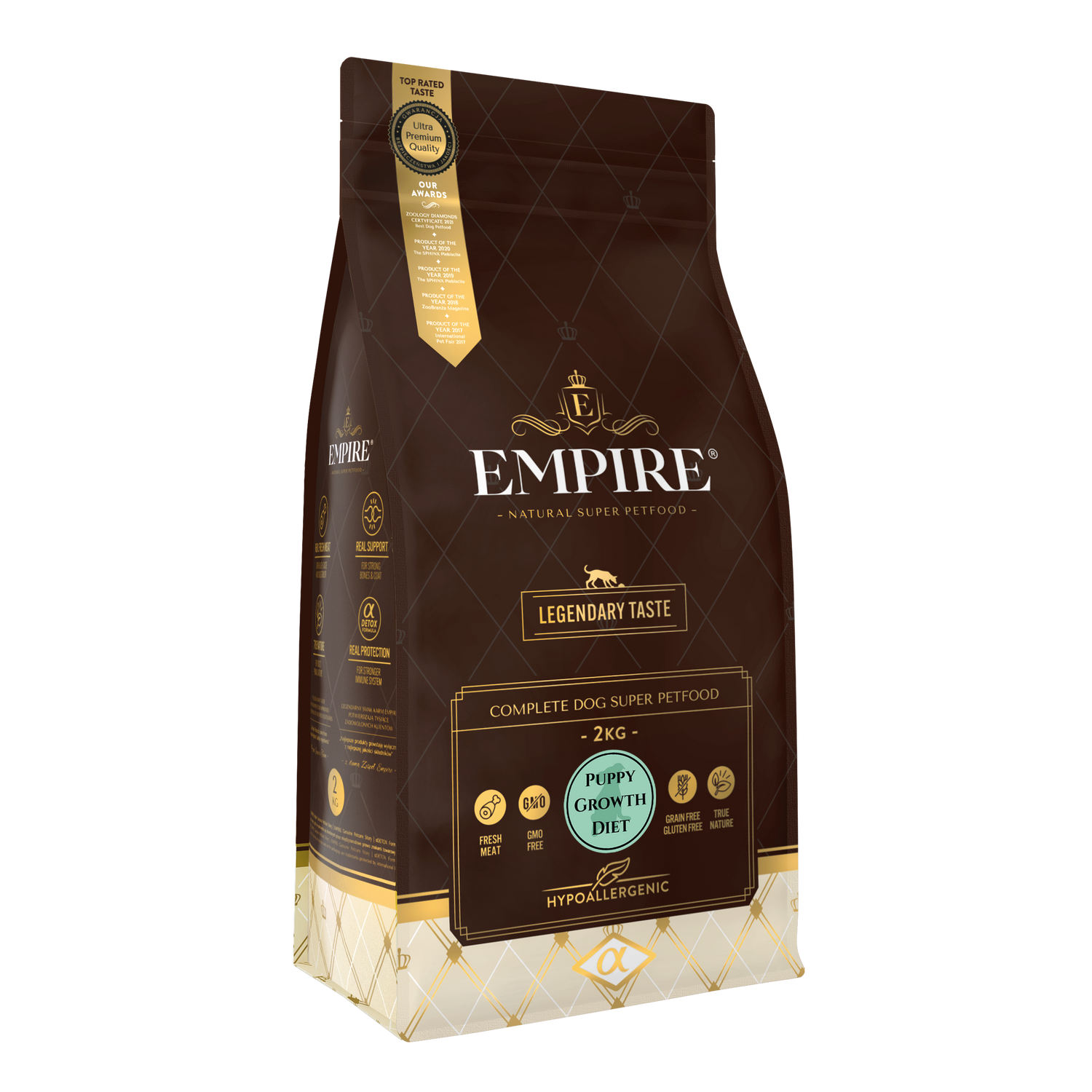 EMPIRE NATURAL – Šteňa – Malé a stredné plemená | Granule pre psov bez obilia