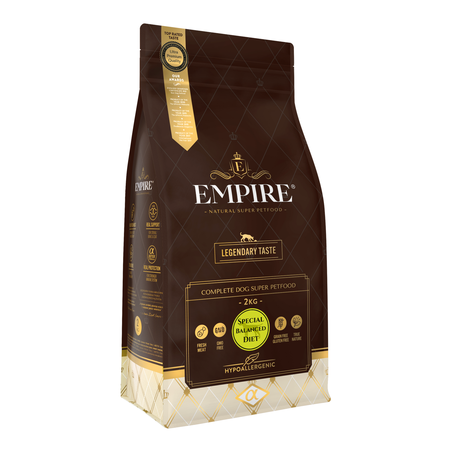 EMPIRE SPECIAL BALANCED DIET – Seniori | Sterilizované psy | Psy s nadváhou | Granule pre psov bez obilia