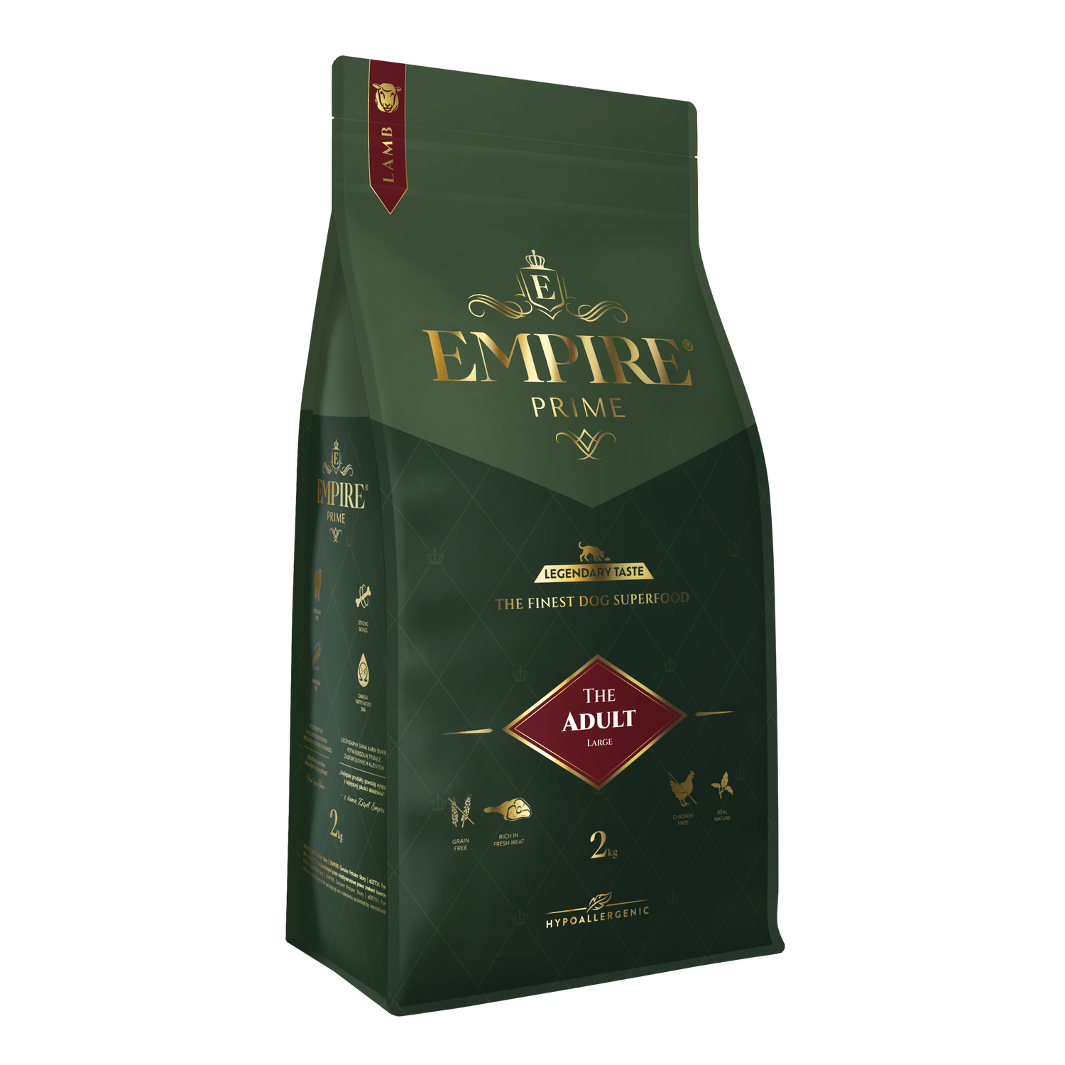 EMPIRE PRIME – Dospelý – Veľké plemená | Granule pre psov bez obilia