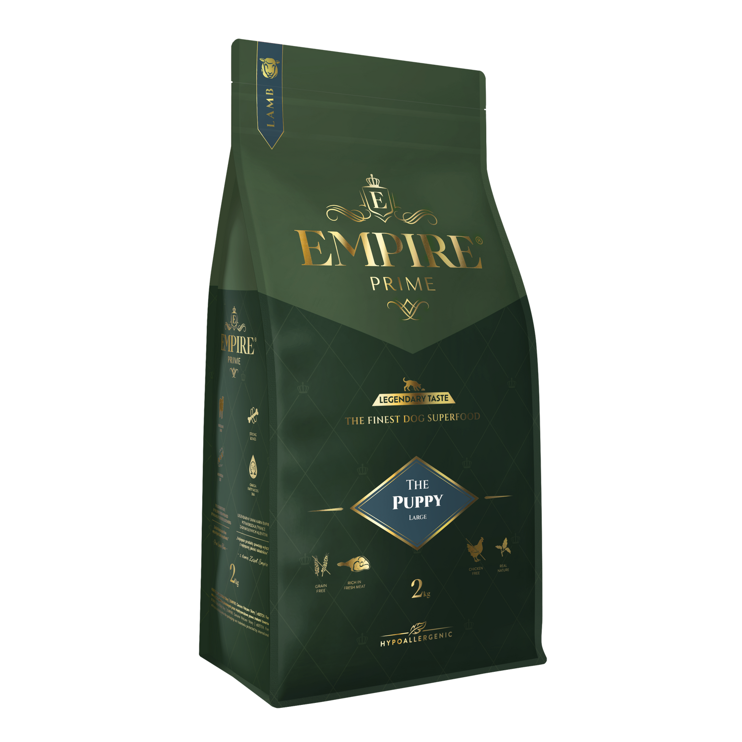 EMPIRE PRIME – Šteňa – Veľké plemená | Granule pre psov bez obilia