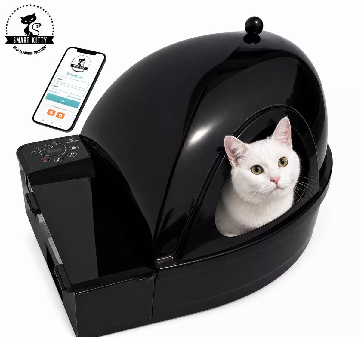 Automatická samočistiaca toaleta pre mačky Smart Kitty