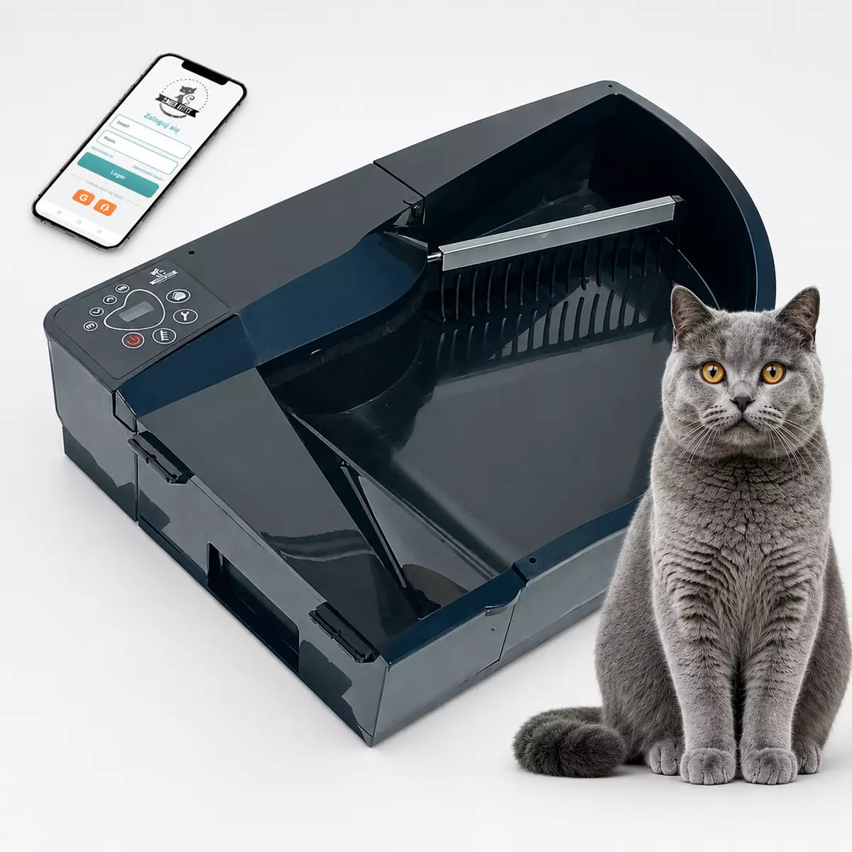 Automatická samočistiaca toaleta pre mačky Smart Kitty